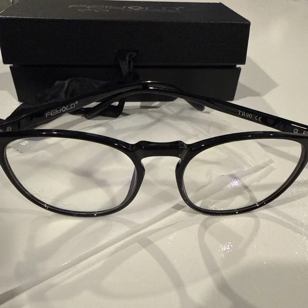 FEIYOLD Blue Light Blocking Glasses‎ Women/Men,Retro Round Anti Eyestrain Gaming